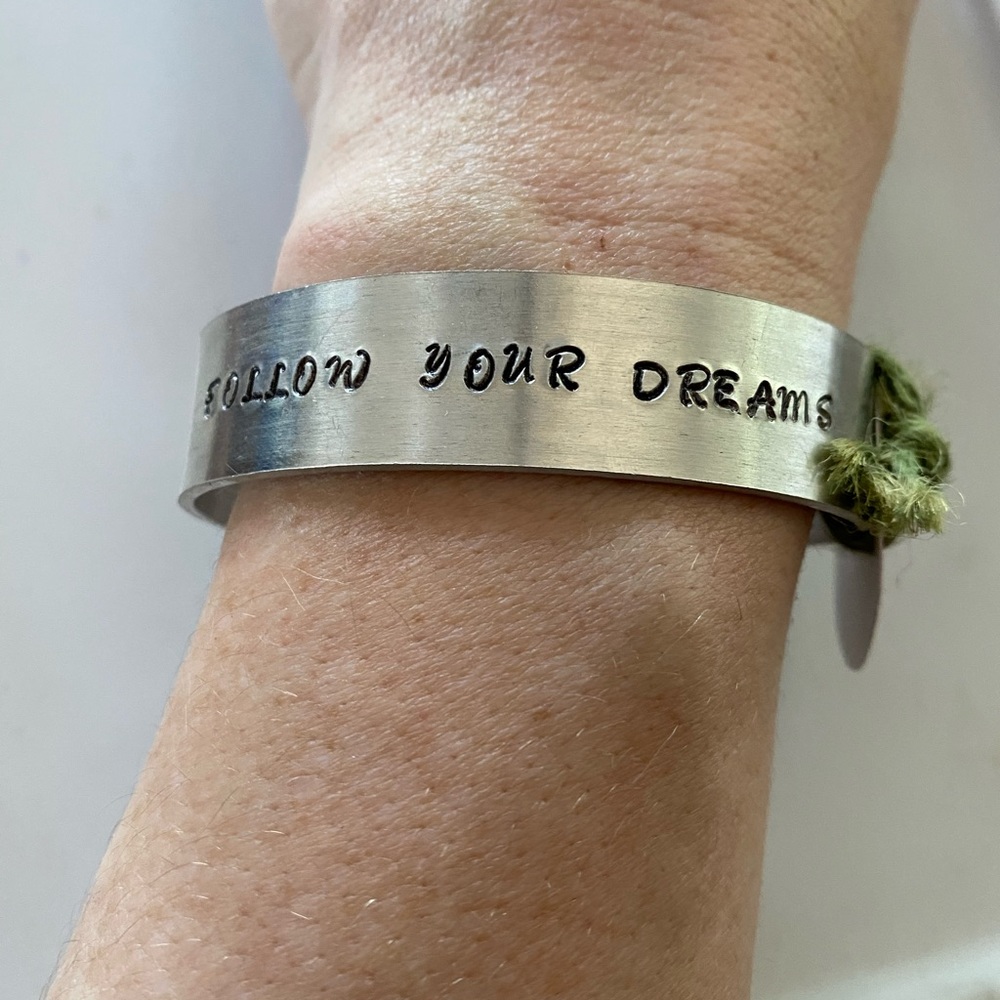 Follow Your Dreams cuff bracelet